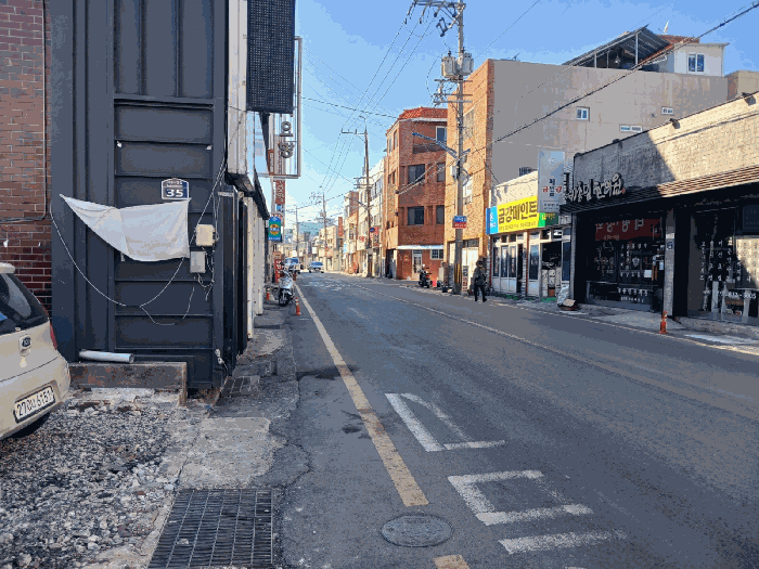 대상물건 전면도로