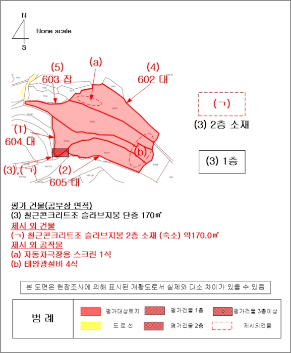 지 적 및 건 물 개 황 도