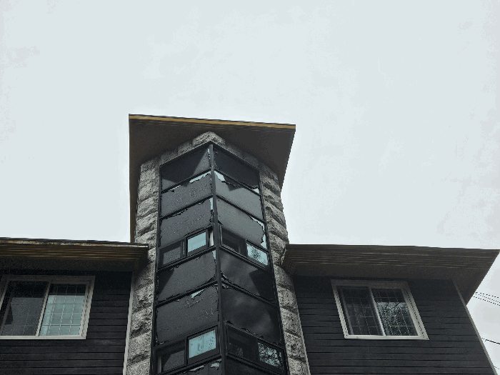 제시외건물 기호 ㉠(건축물대장에 등재됨)