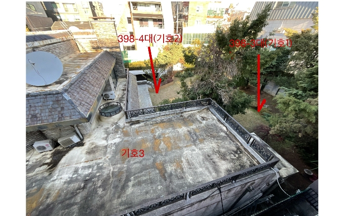 본건 남서측에서 촬영