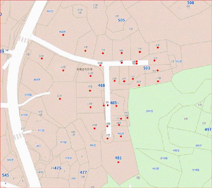 목록번호1~35 약도.