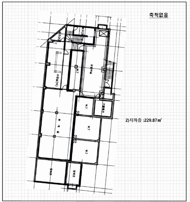 건 물 개 황 도(지하층)