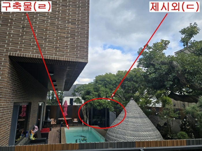 제시외(ㄷ), 구축물(ㄹ) 전경