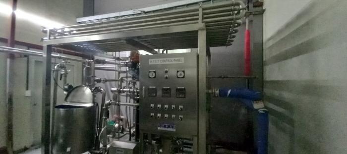 발효탱크 냉각수 순한배관