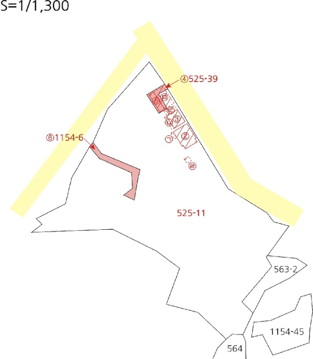 지적 및 건물개황도