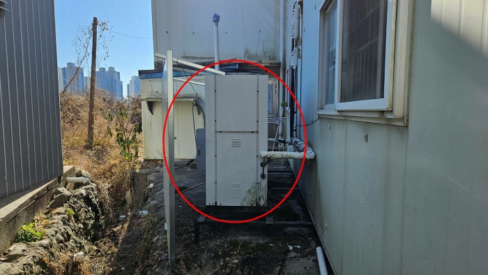 제시외기계기구ⓒ,ⓓ 냉동창고(실외기)