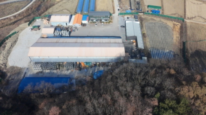 봉산리 후면 전경