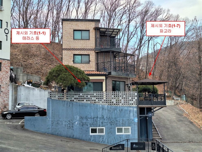 본건 전경 - 남측 인근에서 촬영