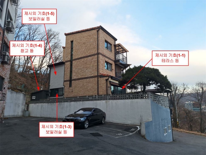 본건 전경 - 남서측 인근에서 촬영