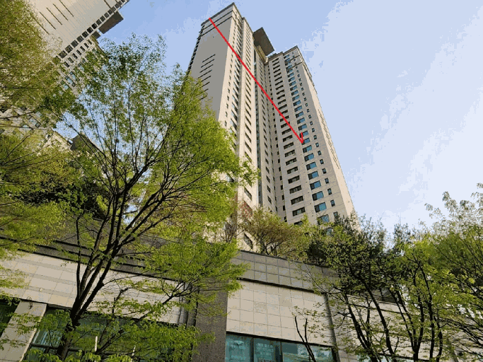 북동측에서 촬영