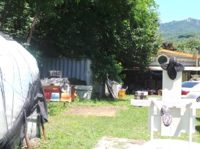 사진24번 [목록번호1번 부동산 일부 소재하는 것으로 것으로 목측되는 제시외 컨테이너 전경]