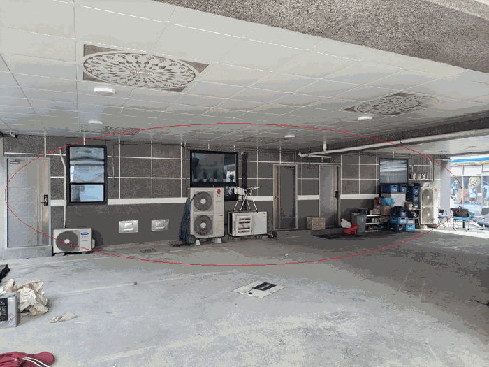 본건 1층 후면 전경