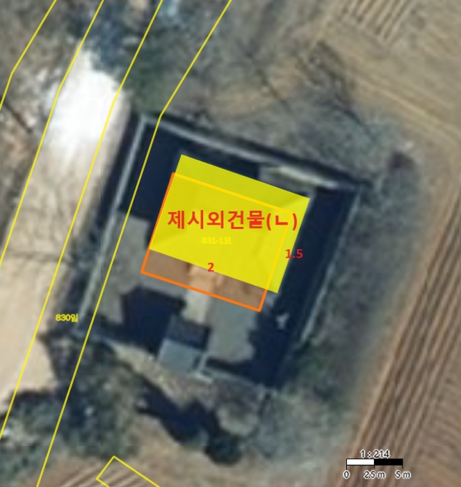 건 물 개 황 도