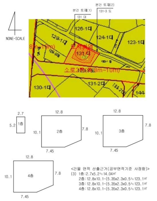 지 적 및 건 물 개 황 도