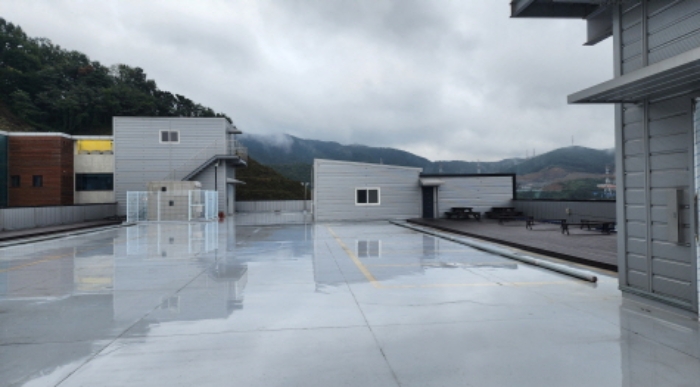 부동산의 표시 2. 옥상층의 일부