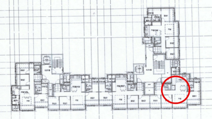 건 물 개 황 도(호별 배치도)