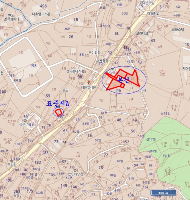 상세위치도(지번