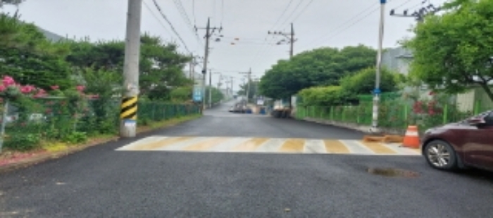 목록3,4 도로 전경