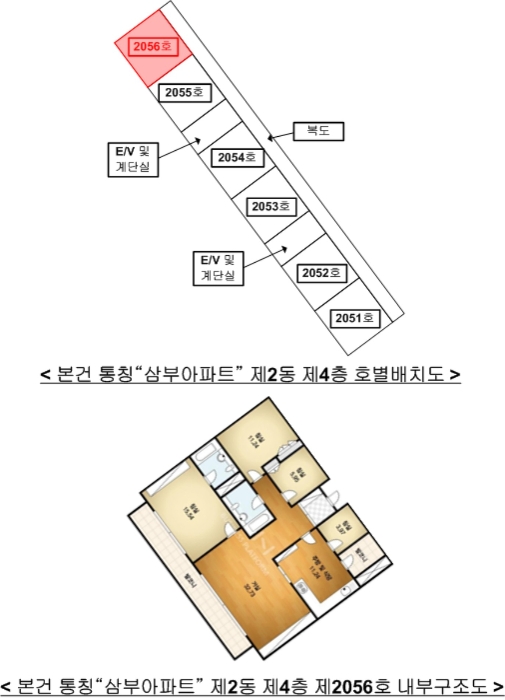 호별배치도 및 내부구조도