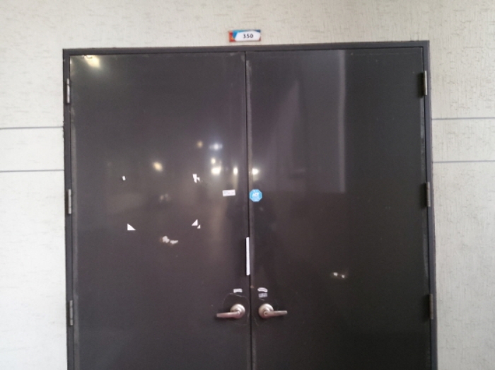 * 본건 목적물 350호 출입문 전경