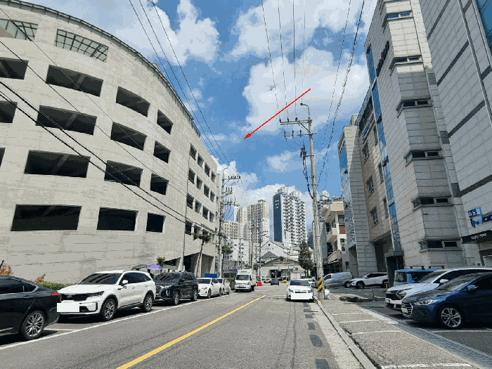 주위 전경(남동측에서 촬영)