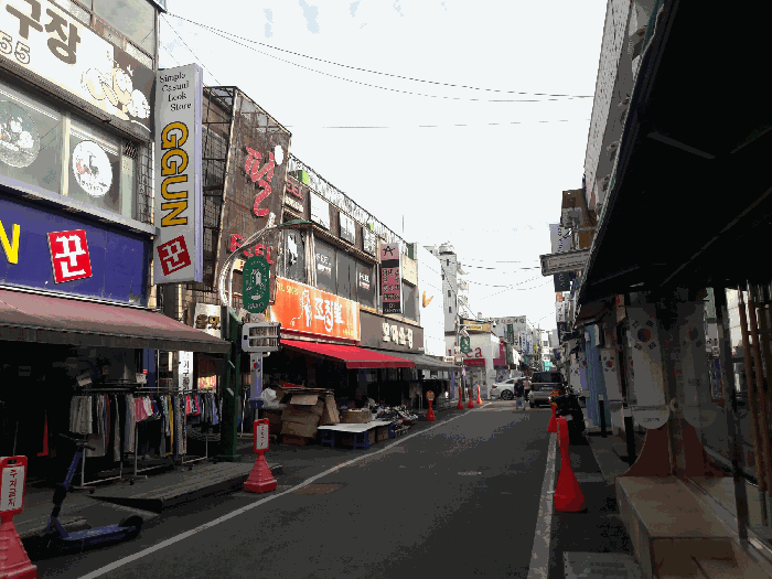 본건 북서측 전경