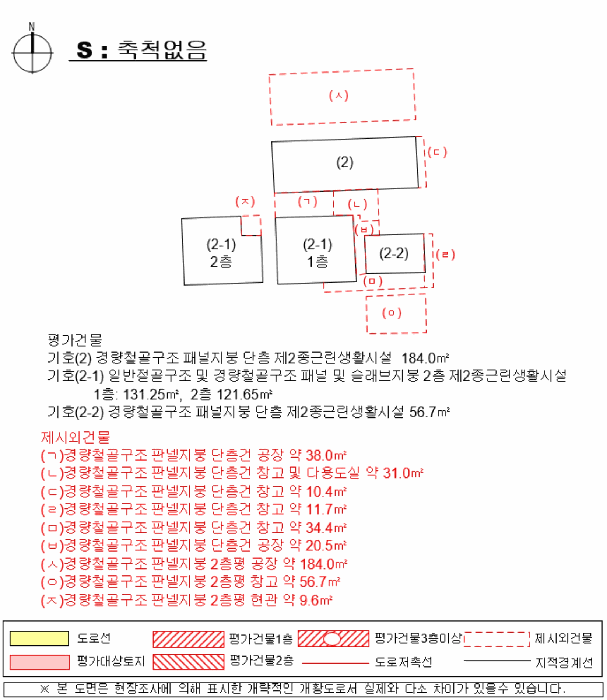 건  물  개  황  도