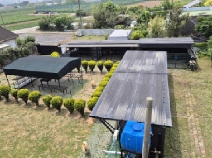 목록 2 지상 제시외 철제구조물구조 폴리카보이네이트지붕 견사, 물탱크, 정원수