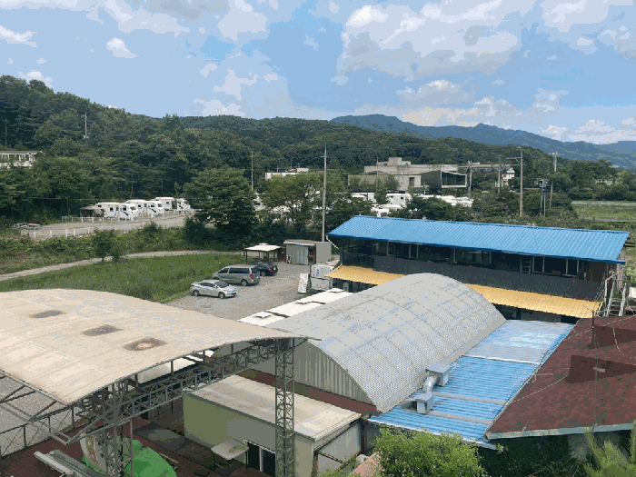 본건전경(북측방면)