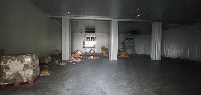 냉장창고 실내 전경