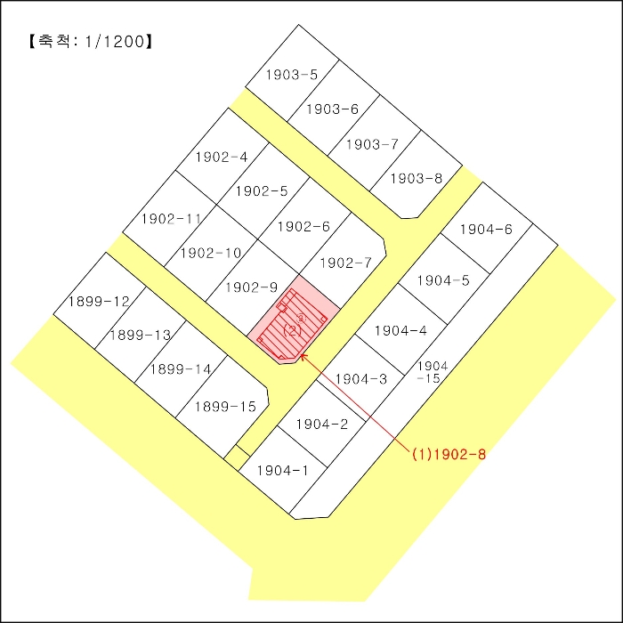지적 및 건물개