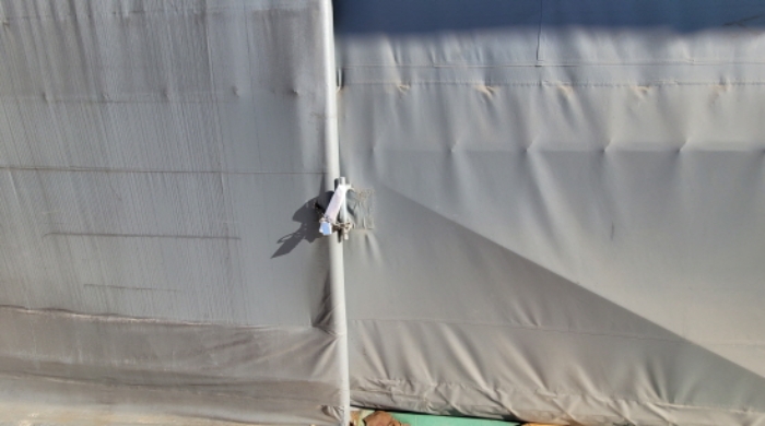 가설건축물 입구(안내문)