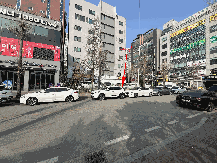 본건 남서측 촬영