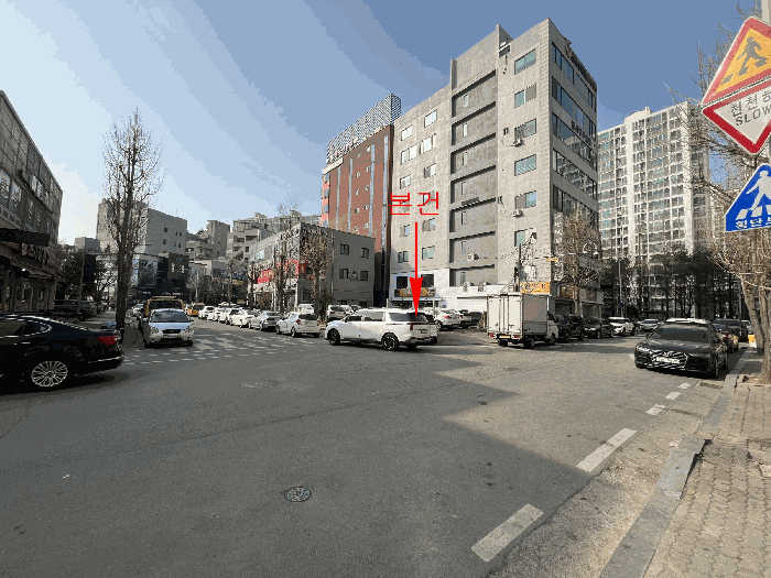 본건 남측 촬영