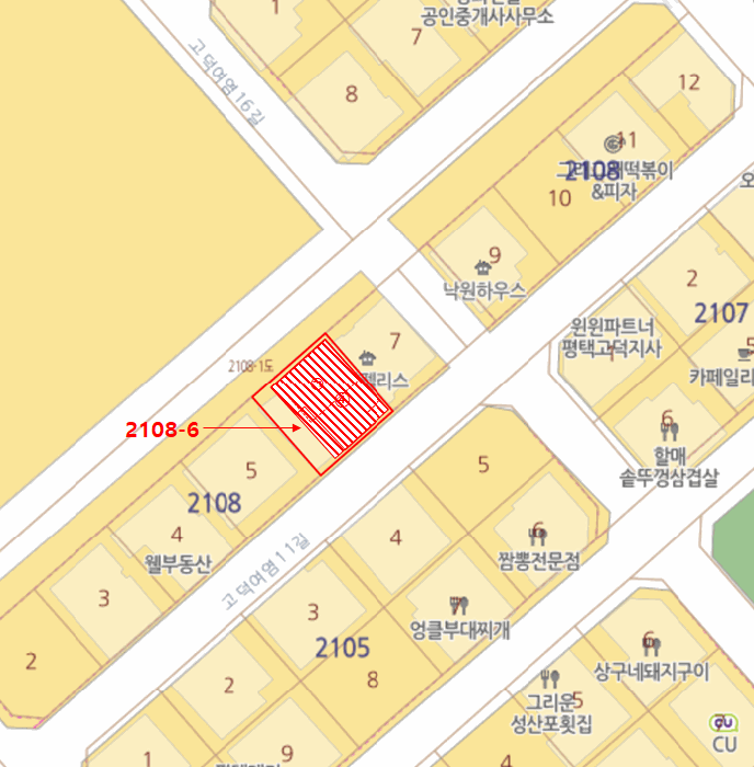 지적 및 건물개황도