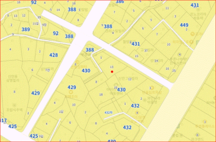 물건번호1,2 약도