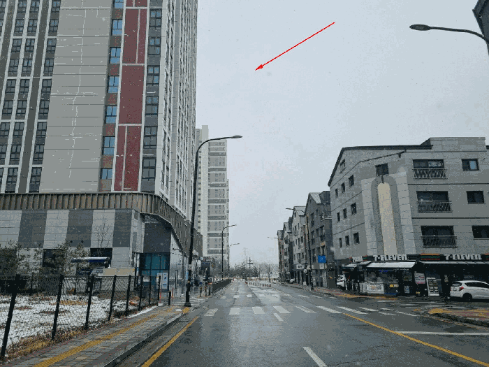 주위 전경(북서