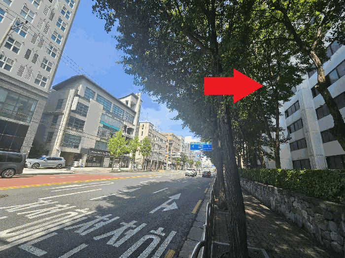 단지 주위 전경