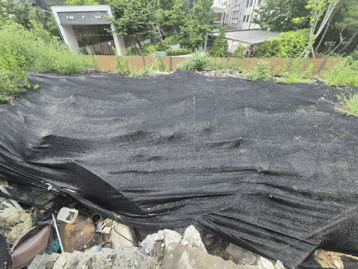 일련번호 1) 일원 전경 및 건축폐기물