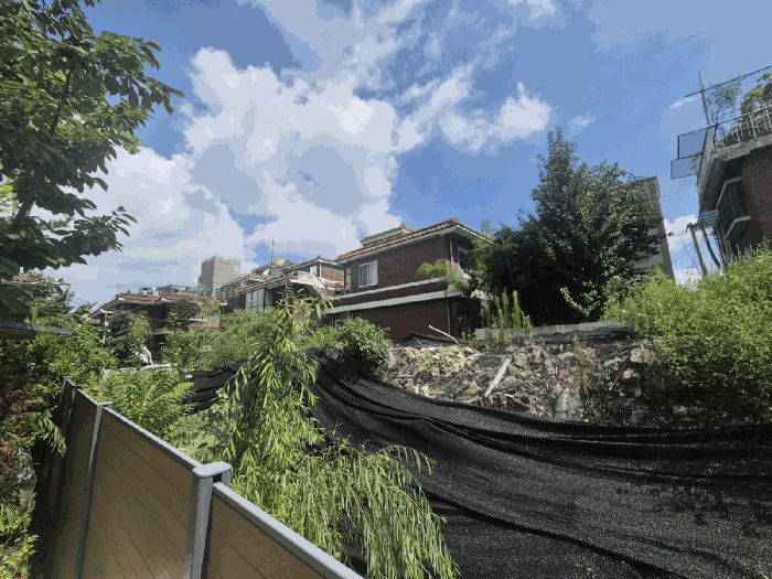 일련번호 1) 일원 전경 및 건축폐기물