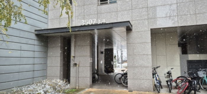 3507동 3호, 4호라인 공동출입구