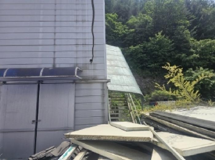 목록 1 제시 외 철골조 폴리카보네이트 계단 지붕