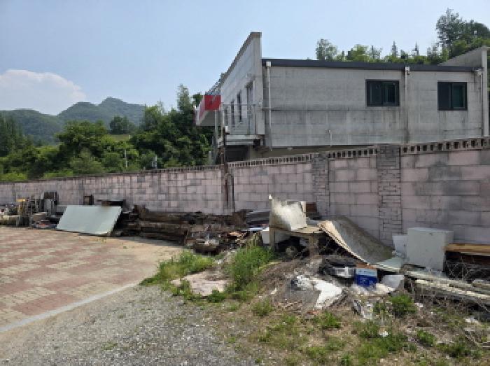 제시외 조립식벽돌조 담장