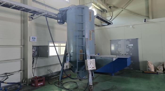 공장저당목록 중 pe모노 방사정경와인더 설비의 전경