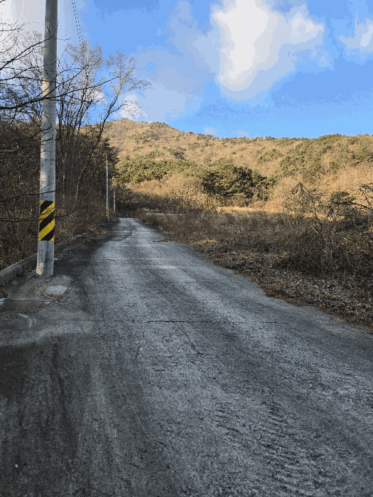 일련번호(1)토지의 북서측 전경