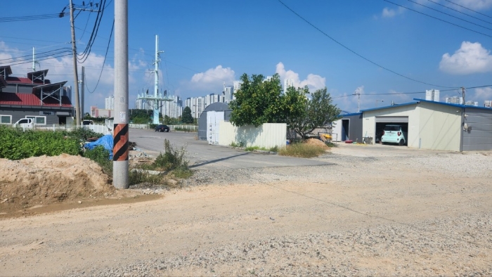 대상물건 진입로 전경