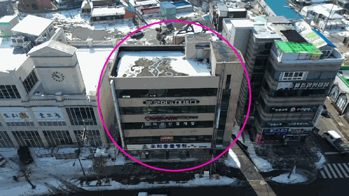 본건 기호1,2 (북측에서 촬영)