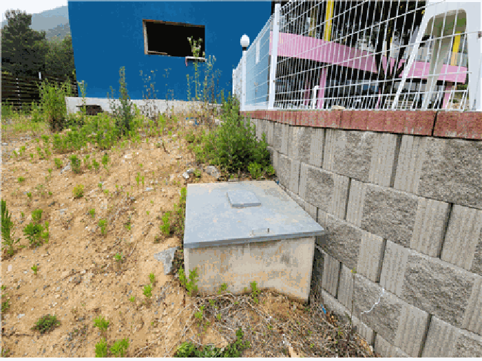 【 본건(기호1) 지상 소재 관정실 전경 】