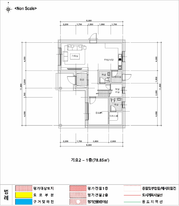 건물개황도 및 내부구조도