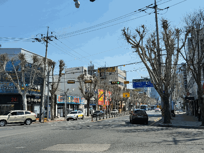 동측에서 본 주위환경